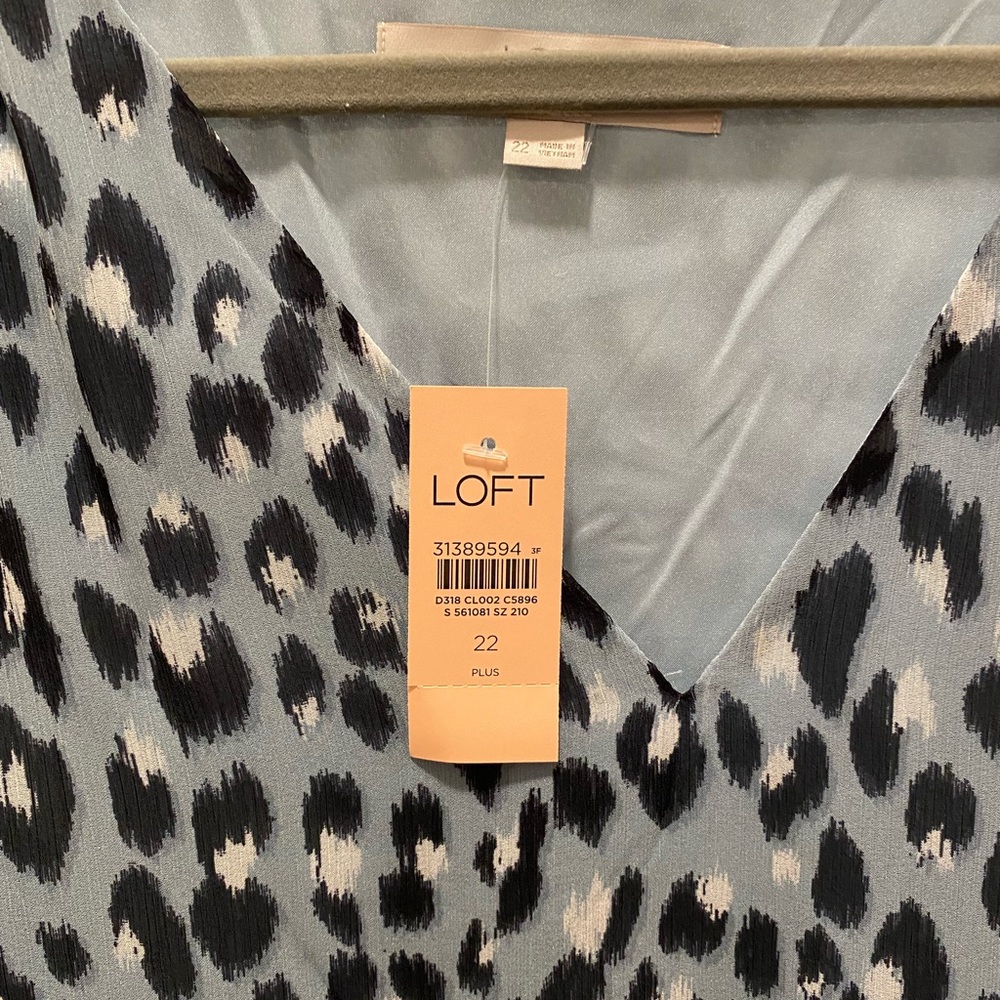 LOFT Plus Long Sleeve Dress